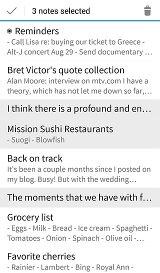 Simplenote app v2.36-rc-2