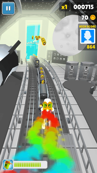 地铁跑酷黑白休斯顿版