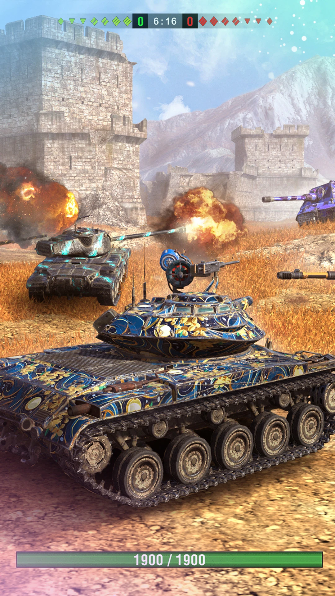 坦克世界闪击战破解版无限金币截图