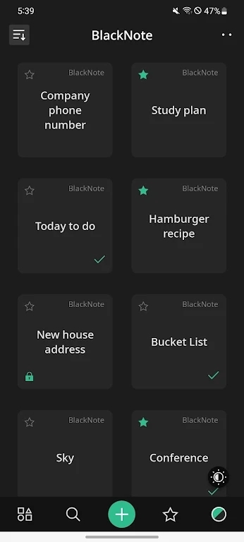 BlackNote应用截图3