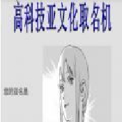 高科技亚文化取名机(暂未上线)