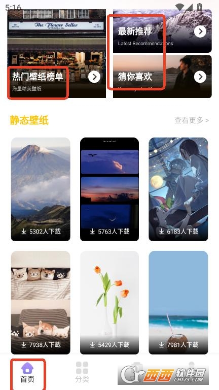 小粉圈壁紙app官方下載 V1.1最新版截圖1