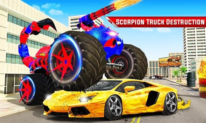 蝎子机器人怪物卡车(Scorpion Robot)