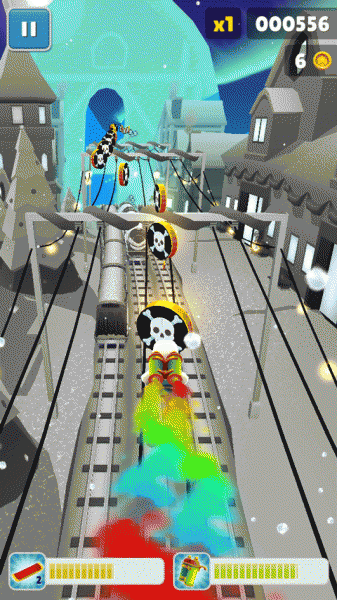 地铁跑酷黑白哈尔滨版