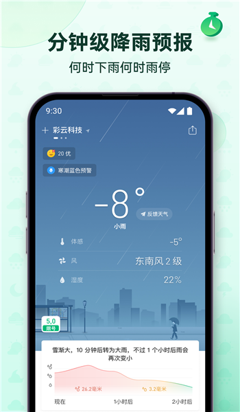 彩云天气永久免费版 v7.34.4