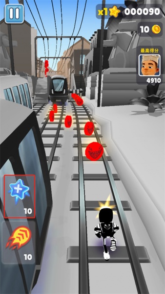 地铁跑酷超级黑白开罗版