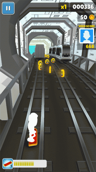 地铁跑酷白色杰克版