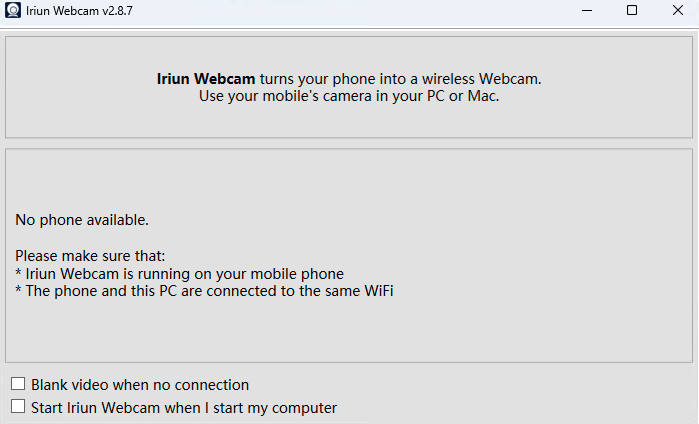 iriun webcam安卓官方版