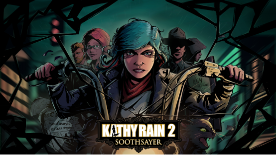 特别好评独游续作《Kathy Rain 2: Soothsayer》将于2月24日亮相Steam新品