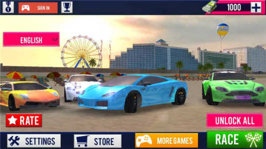 海滩赛车无限金币版 v2.0手游下载
