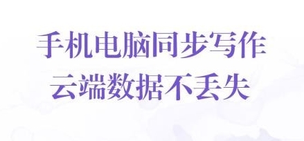 手机写小说宣传图