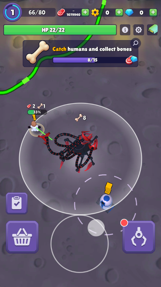 机械蜘蛛放置入侵