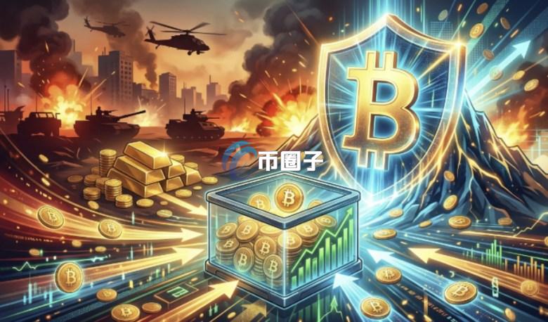 比特币现货ETF出走资金尽乎回流！美国、伊朗冲突后黄金下跌 比特币反上涨12%