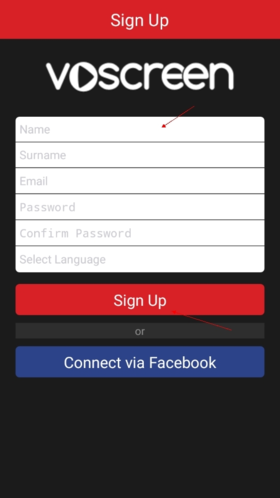 一句英语Voscreen