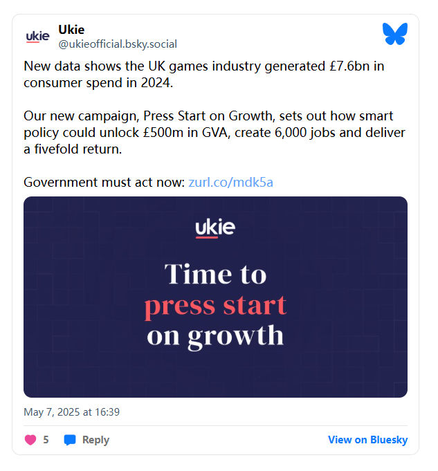 英国实体游戏销量下滑  UKIE警示英国政府加大投资