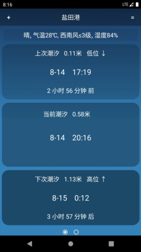 潮汐预报