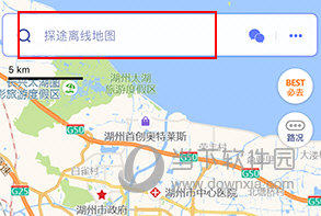 探途离线地图怎么通过经纬度搜索