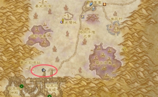 魔兽世界幼年其拉守护者位置介绍
