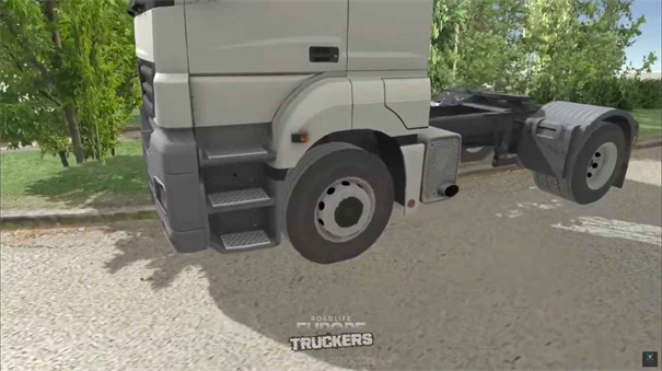 欧洲道路生活卡车司机