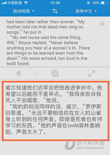 翻译结果