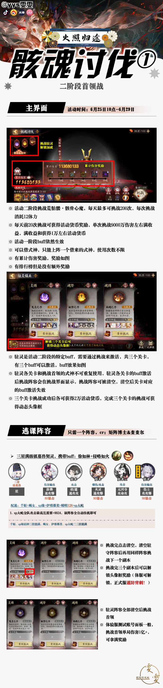阴阳师骸魂讨伐阵容选什么