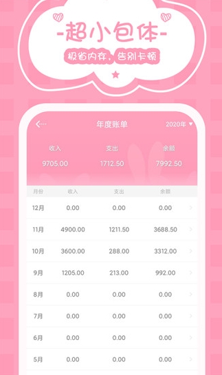 女生记账APP宣传图