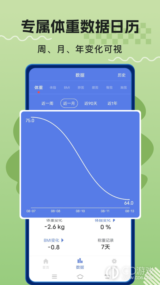 体重记录打卡截图3