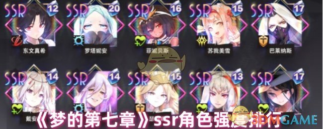 梦的第七章ssr角色强度排行