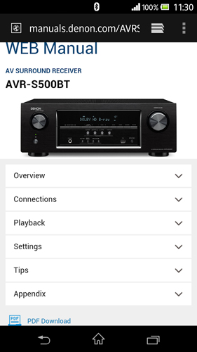 Denon 500 Series Remote v1.9.0