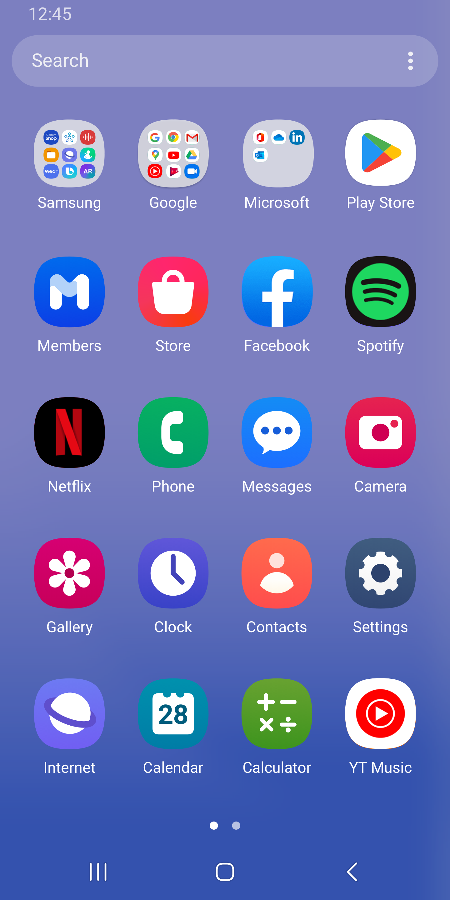 三星OneUI主屏幕