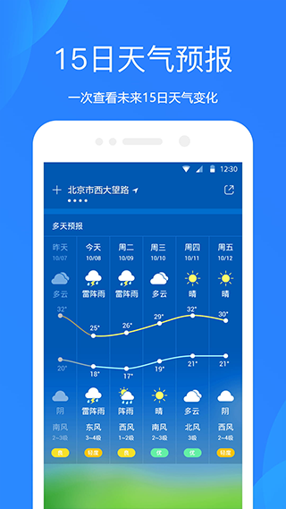 天气预报24小时详情软件