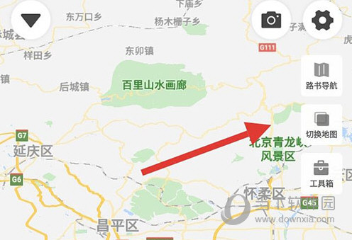 行者骑行切换地图