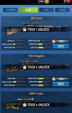 狩猎狙击手内置菜单