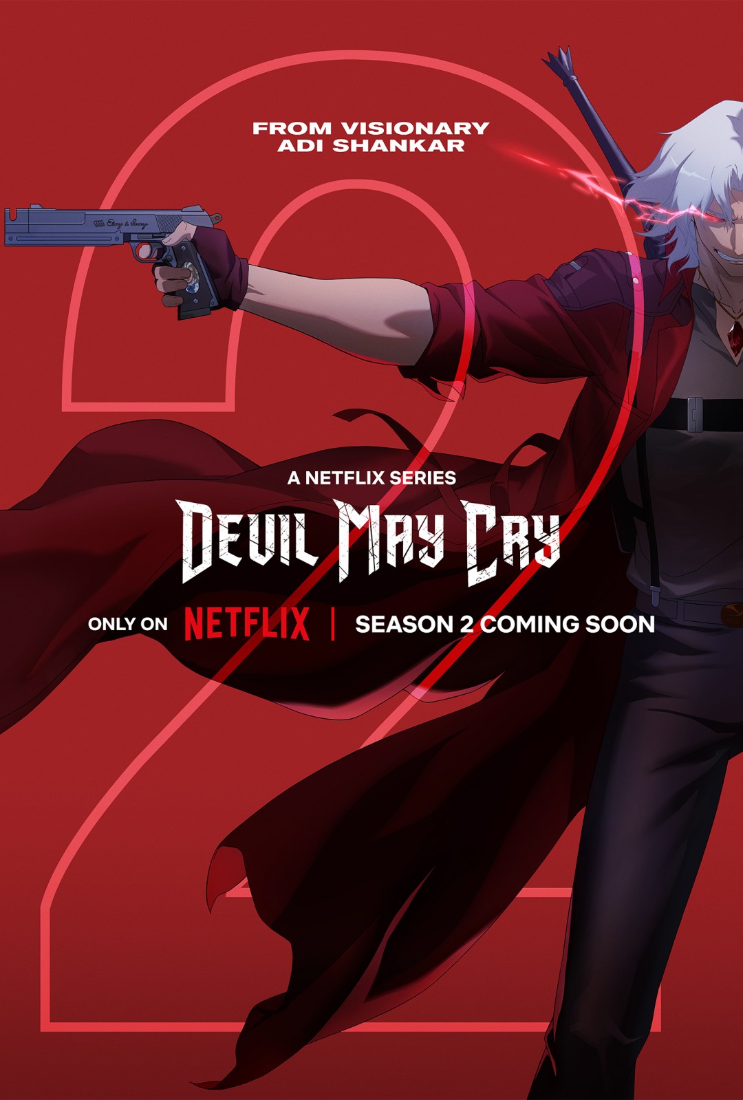 Netflix《鬼泣》动画剧集续订第二季 首个海报发布