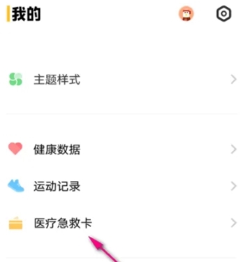 查看医疗急救卡方法配图2