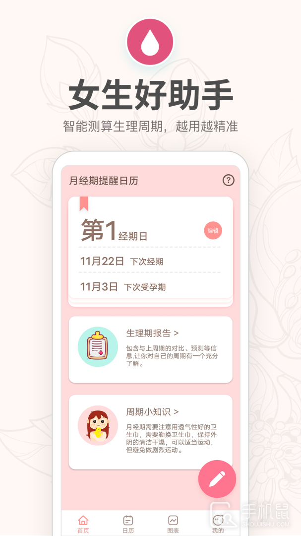 月经期提醒日历 v6.2