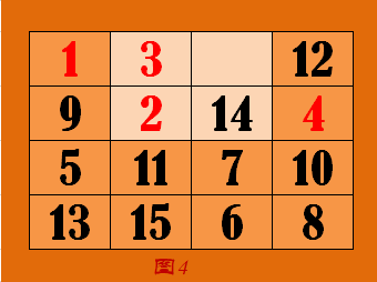 数字华容道技巧4