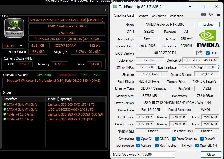 风险后续丨更多品牌 RTX 5090 也发现缺单元；新发布的 RTX 5070 Ti 也缺