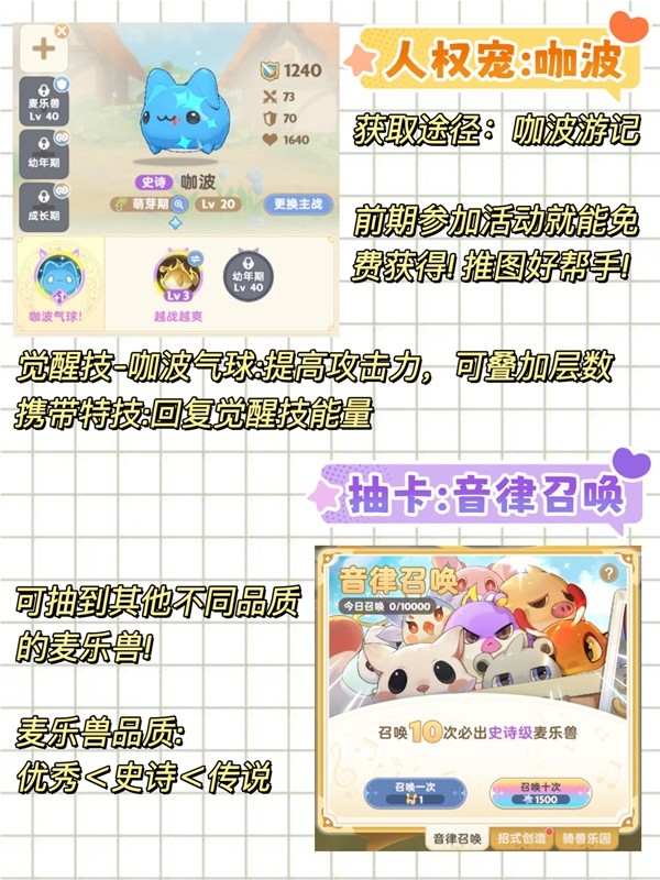 《出发吧麦芬》麦乐兽全方位养成攻略