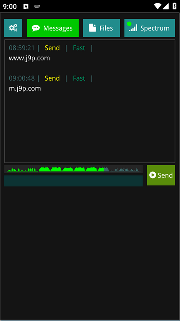 Ggwaver声音传输文件