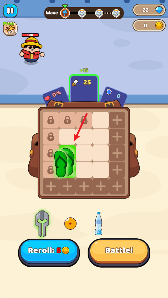 背包RPG合并与战斗