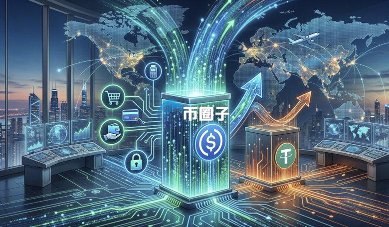 瑞穗证券报告：稳定币USD经调整后交易量已正式超越USDT