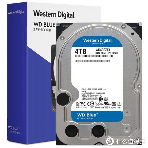 WD Blue 4TB硬盘：DIY电脑大容量存储首选，CMR技术助力高效传输