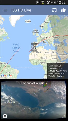 ISS Live Now app v7.7.8
