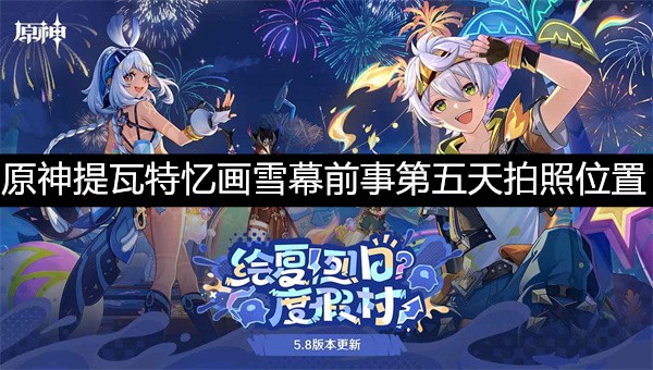 原神提瓦特忆画雪幕前事第五天拍照位置介绍