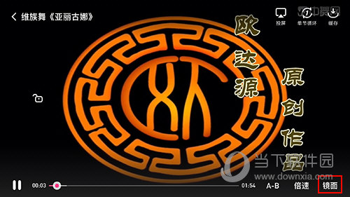 中舞网镜面选项位置