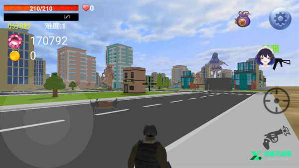 巨大娘的玩耍手游