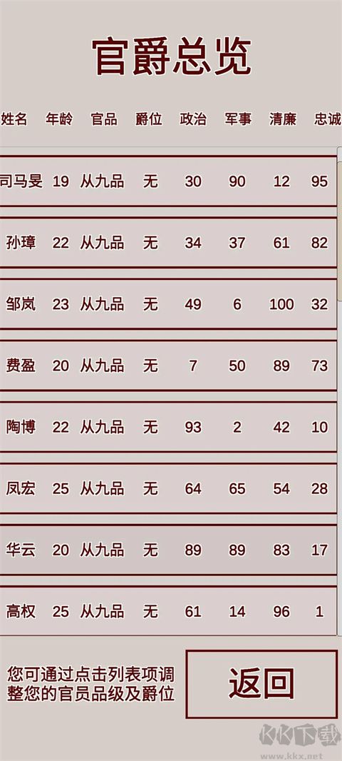 明朝人生养成记测试版 v1.1.6安卓版 