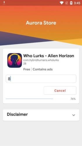 Aurora Store app v4.7.2