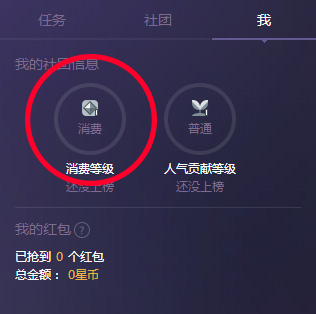 社团消费等级